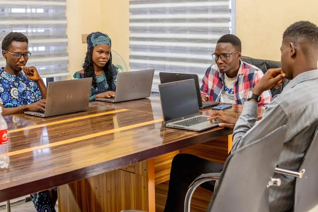 Efunsola Tech training session